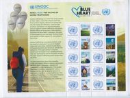 UNV 622a Human Trafficking Personalized Sheet Mint NH unv622a